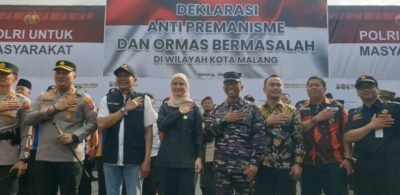 Pemkot Malang Bersama TNI-POLRI Lawan Anti Premanisme dan Ormas bermasalah