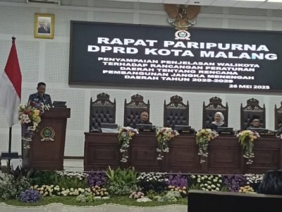 Walikota Malang Sampaikan RPJMD 2025-2029