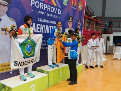 Hari Pertama, Tim Taekwondo Kota Malang Sumbang Dua Medali untuk Kota Malang