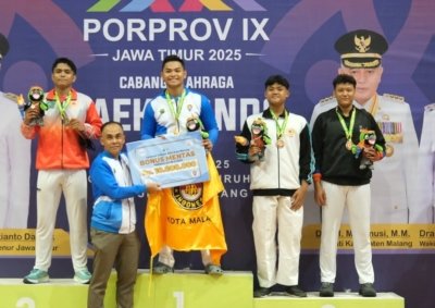 Mahasiswa UB Raih Juara 1 Taekwondo di Ajang Porprov Jatim IX 2025