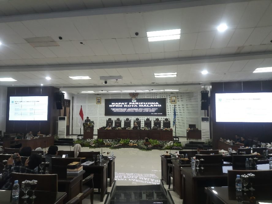 Rapat Paripurna Terkait Jawaban Wali Kota Malang, Tekankan Sinkronisasi Visi Misi