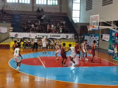 Awali Pertandingan, Tim Bola Basket Putra Kabupaten Malang Telan Kekalahan