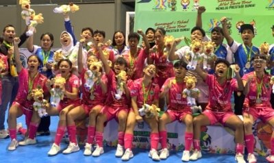 Usai Raih Perak, Tim Futsal Putri Kota Malang Beri Dukungan untuk Tim Putra Jelang Laga Semifinal