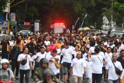 Polresta Malang Kota Gelar Jalan Sehat, Rayakan Hari Bhayangkara yang Humanis & Inklusif