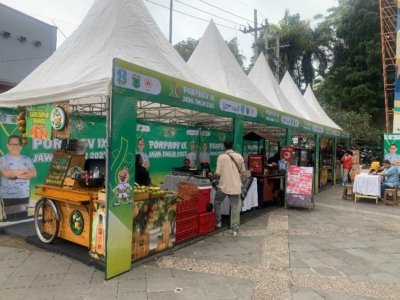 Perhelatan Porprov, Pedagang di GOR Gajah Mada Kota Batu Mengeluh Tak Sesuai Harapan