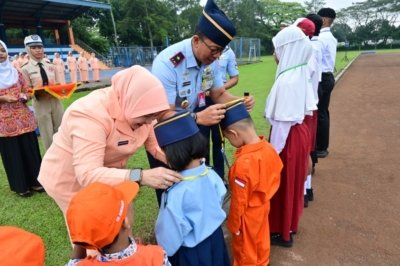 Danlanud Resmikan Sekolah Angkasa Danlanud Abdulrachman Saleh Buka MPLS Sekolah Angkasa