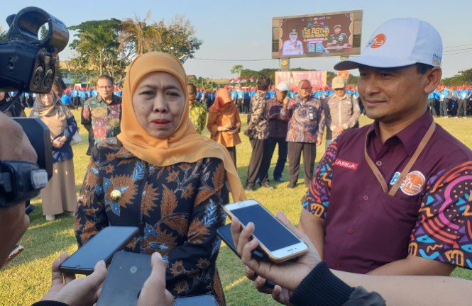 Gubernur Khofifah : SMK PGRI 3 Malang Mampu Bersaing Secara Internasional