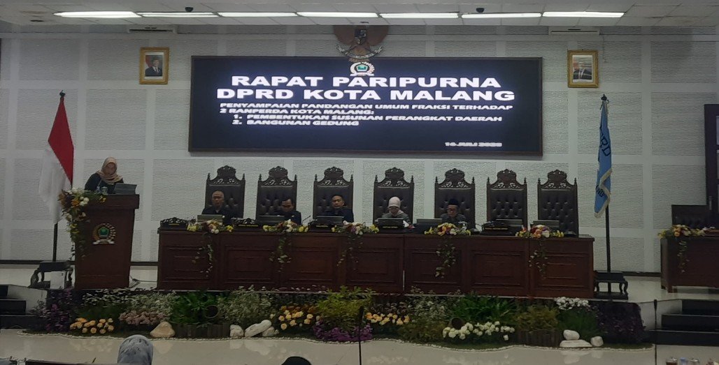Pembentukan Dinas Baru Jadi Sorotan dalam Rapat Paripurna Dewan
