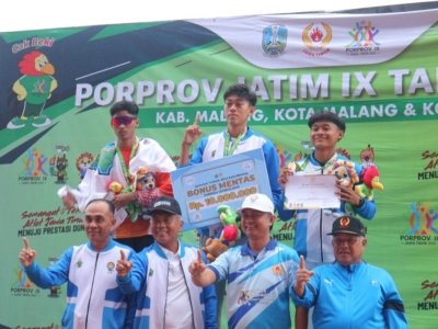Kota Malang Tambah 1 Medali Emas dan 1 Perunggu di Lompat Jangkit Porprov IX Jatim 2025