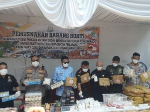 Kota Malang Darurat Narkoba, Ganja Sebesar 179 Kilogram Berhasil Dimusnahkan