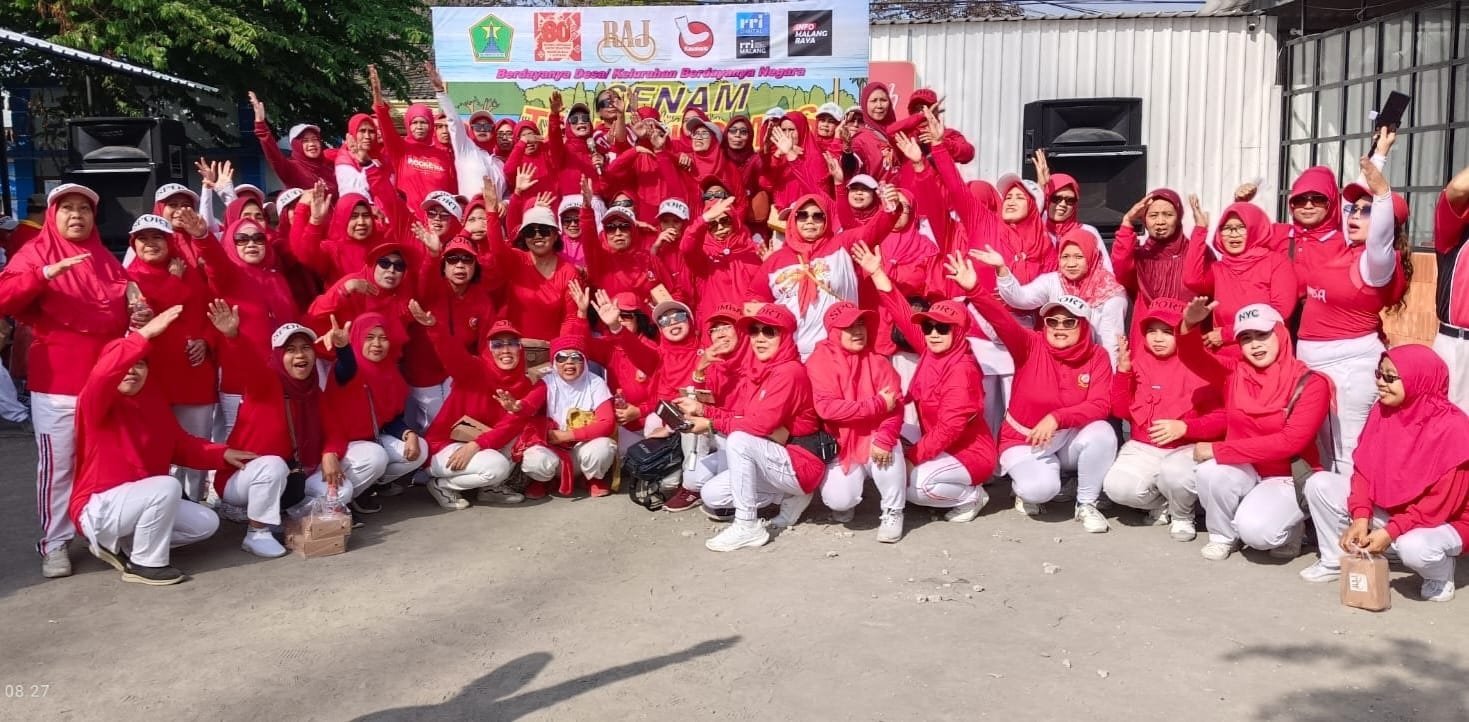 Peluncuran Koperasi RAJ Dukung Ketahanan Pangan lewat Senam Tahes Komes di RRI Malang