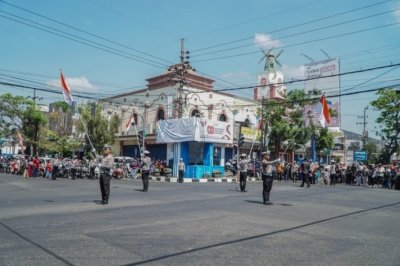 Jalanan Malang Hening saat Detik-Detik Proklamasi HUT ke-80 RI
