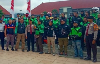 Tak Mau Ricuh, Driver Ojol Kota Batu Gelar Aksi Damai Solidaritas Insiden Jakarta