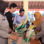 Gelar Bazar Murah, Polres Malang Gelontorkan 5 Ton Beras