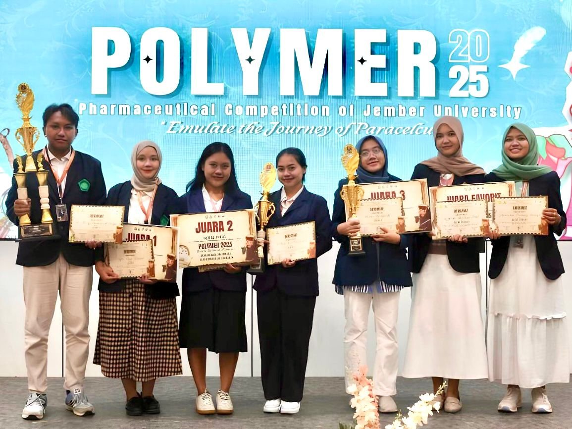 Mahasiswa Farmasi UIN Malang Sabet Juara 1 di Kompetisi Nasional POLYMER 2025