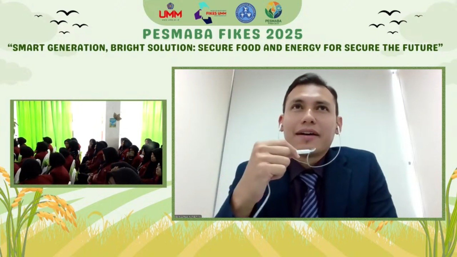 Motivasi Asisten Profesor dari UAE Ramaikan Sesi Ketiga Pesmaba FIKES UMM