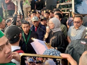 HMI Gelar Aksi di DPRD Kota Malang, Desak Pengesahan RUU Perampasan Aset