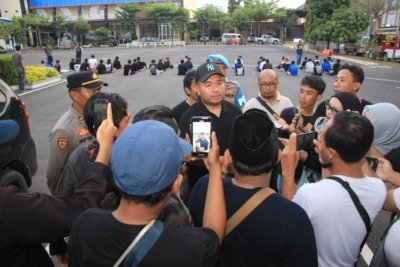 Kapolres Tuban Polres Tuban Amankan 39 Pemuda yang Gelar Konvoi Meresahkan