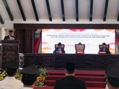 Lantik Sekda Definitif, Bupati Malang Tegaskan Tak Ada Transaksional Pelantikan
