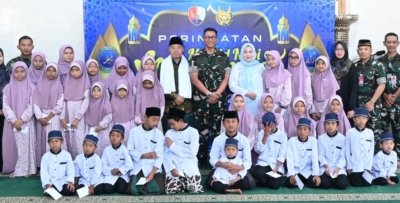 Diwarnai Santunan, Lanud Abd Saleh Peringati Maulid Nabi Muhammad SAW