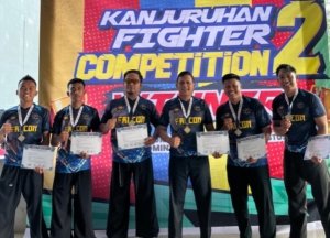 Personel Lanud Abd Saleh Sabet Emas di Kejuaraan Silat Figther Competition 2