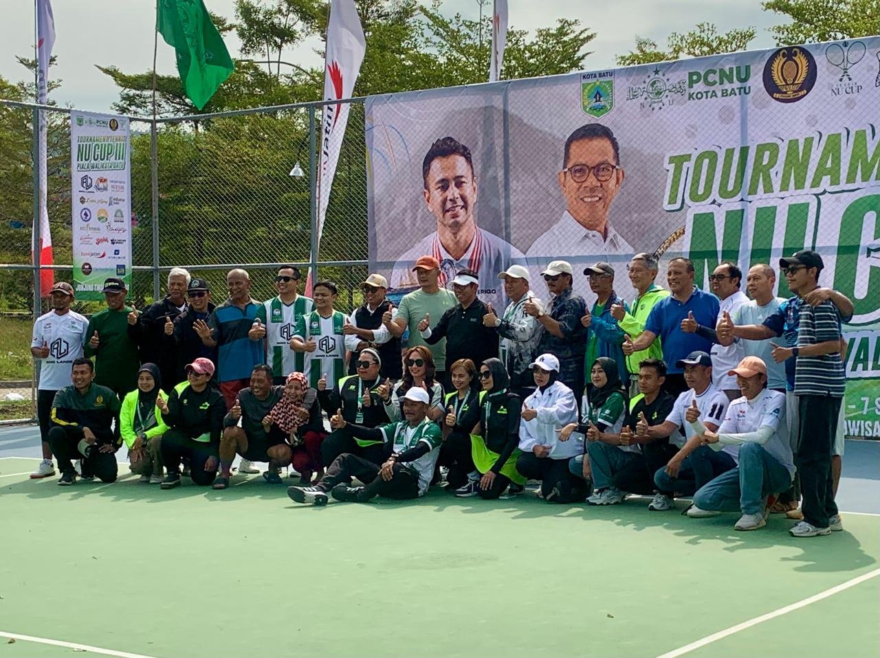 Turnamen Tenis NU Cup III Piala Wali Kota Batu Catat Rekor Peserta
