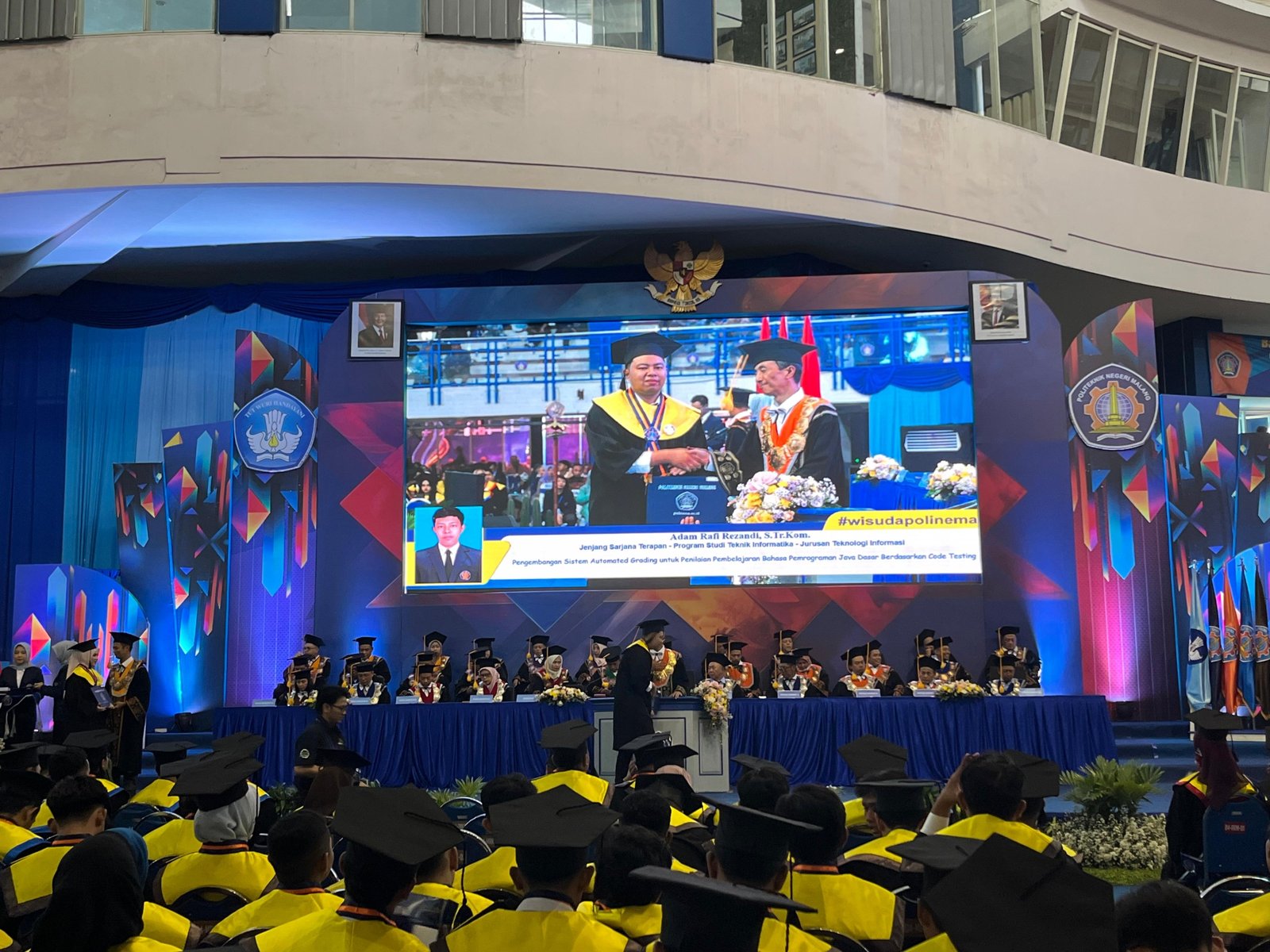 Polinema Gelar Wisuda ke-71, Ratusan Wisudawan Berpredikat Cumlaude