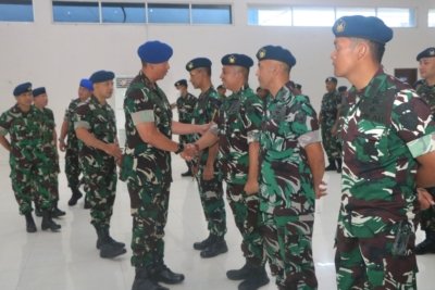 116 Perwira Lanud Abd Saleh Naik Pangkat