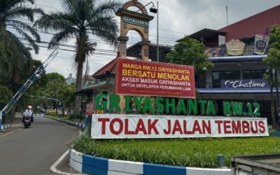Gegara Sering Macet, Sebagian Warga Griya Santa Dukung Rencana Jalan Tembus