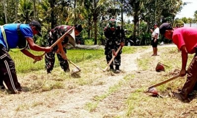Warga Desa Lebakharjo, Rasakan Giat TMMD Bangun Infrastruktur Desa