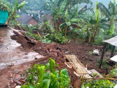 Dua Wilayah Malang Utara dan Barat Diguyur Hujan, Akibatkkan Tanah Longsor dan Pohon Tumbang