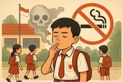 Ilustrasi perokok anak Kurangai Perokok Aktif Pada Anak Sekolah, Dinkes Kabupaten Malang Sosialisasi UBM