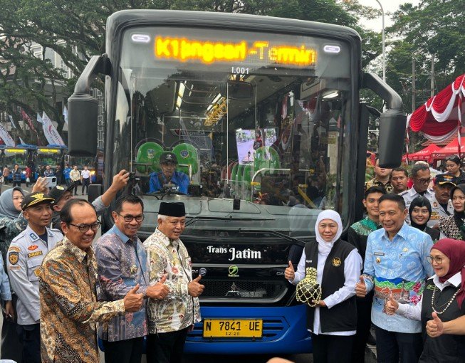 Bus Trans Jatim Diresmikan, Siap Gerakkan Ekonomi Wilayah Malang Raya
