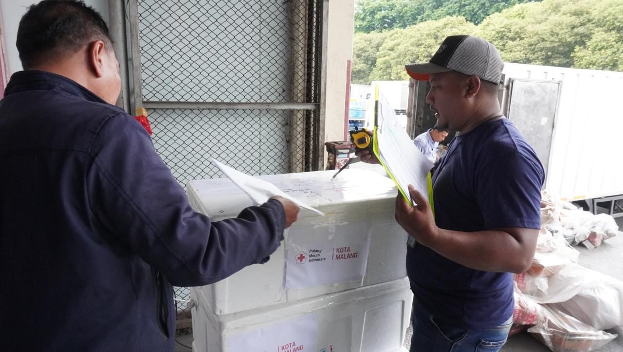 Bantu Korban Banjir bandang di Sumatra Utara dan Aceh, PMII Kota Malang Kirim 100 Kantong Darah