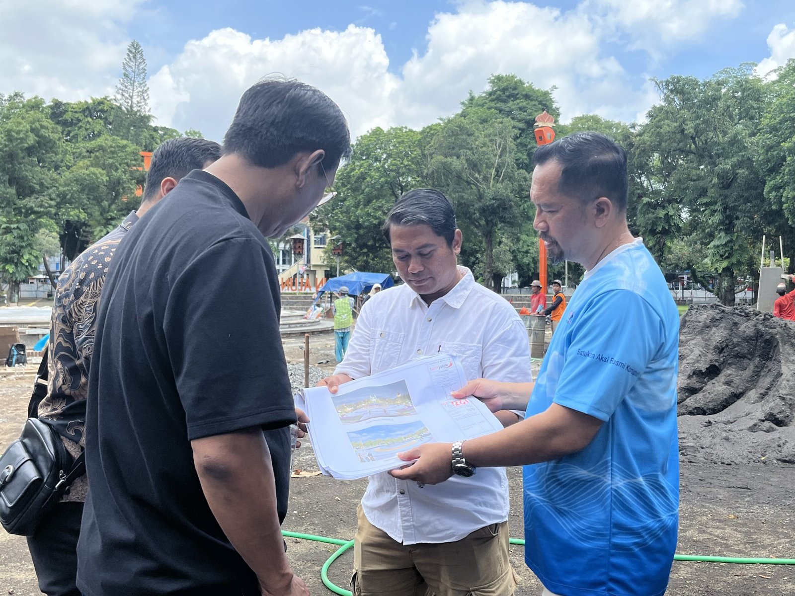 Revitalisasi Alun-Alun Kota Malang Capai 38 Persen