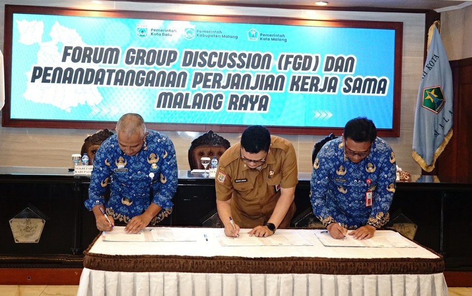 Tiga Sekda Malang Raya Tandatangani Kerja Sama di Berbagai Bidang