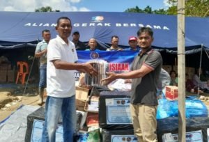 PWI Aceh Salurkan Bantuan Kemanusian dari PWI Jatim dan Malang Raya