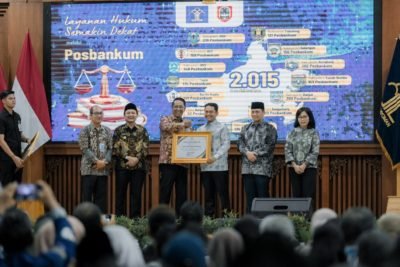 Menkum Resmikan Pos Bantuan Hukum yang Telah Tersebar di 2.015 Desa