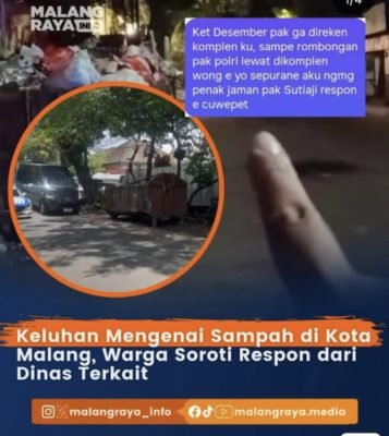Warga Keluhkan Penumpukan Sampah, Ini Tanggapan DLH Kota Malang