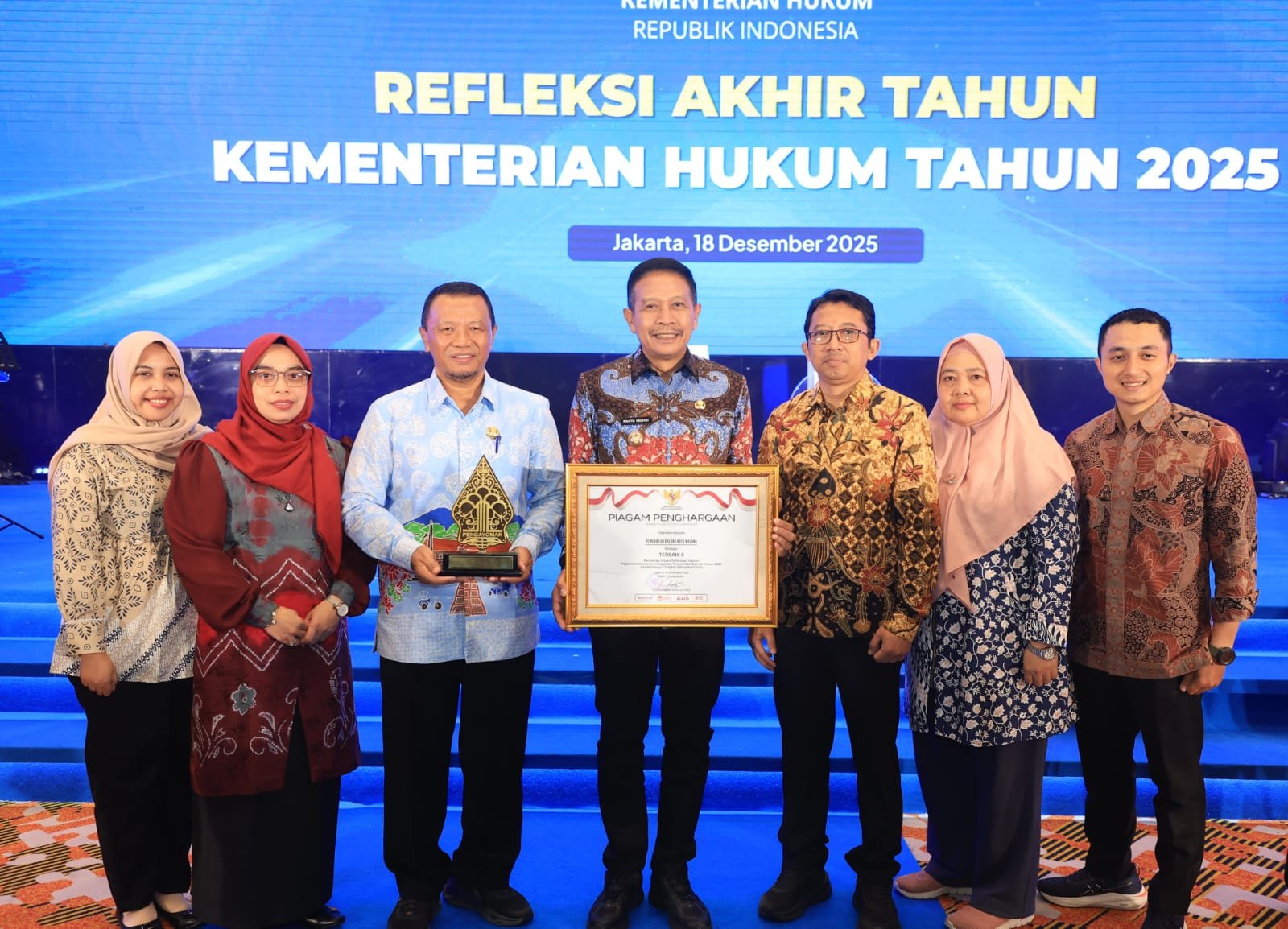 Anugerah Kebudayaan PWI Pusat Berikan Kado Spesial Tahun Baru pada Wali Kota Malang