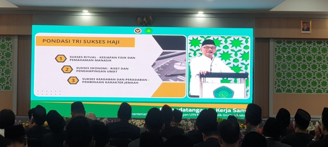Menhaj Akui Butuh Kerjasama Dengan UIN Maliki untuk Tingkatkan Kesehatan Jamaah Haji