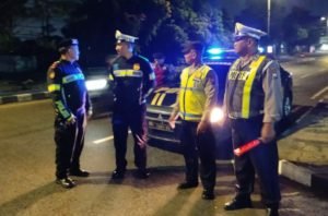 Polresta Malang Kota Gelar Patroli Blue Light Langkah Preventif Kamtibmas Malam Hari