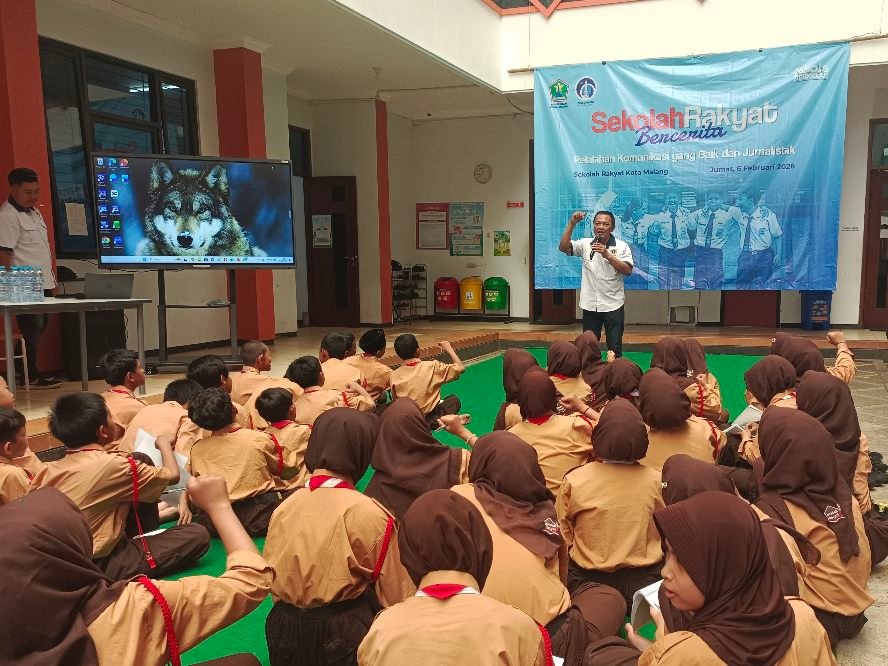 Gandeng PWI Malang Raya, Diskominfo Kota Malang Gelar Pelatihan Jurnalistik untuk Siswa Sekolah Rakyat