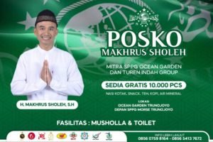 H. Makhrus Soleh Buka Posko Relawan Harlah NU ke 100, Siapkan 10 ribu Pack Makanan