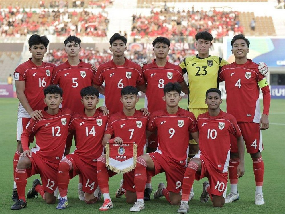 Timnas U-17 Indonesia Hadapi China di Laga Perdana Piala Asia U-17 2026