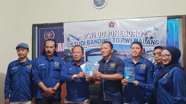 PWI Malang Jadi Rujukan PWI Bojonegoro, Berbagi Pengalaman dan Kemandirian
