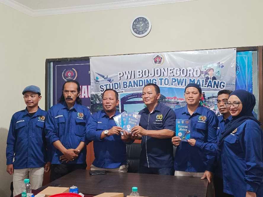 PWI Malang Jadi Rujukan PWI Bojonegoro, Berbagi Pengalaman dan Kemandirian