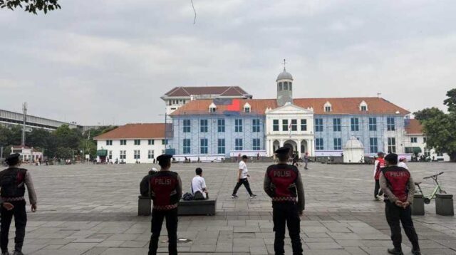 Direktorat Samapta Korsabhara Baharkam Polri Amankan CFD Kota Tua dan Sarinah