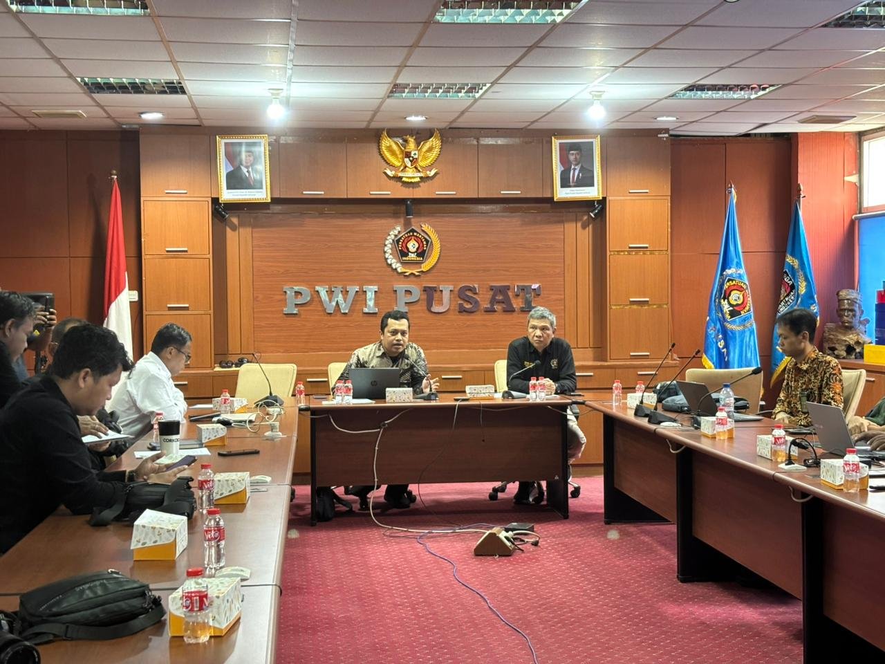 PWI Pusat Audiensi dengan MA Susun Pedoman Pengelolaan Media dan Medsos