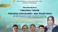 Disetujui Menpan-RB, UIN Malang Bakal Segera Miliki Fakultas Teknik dan Ushuluddin